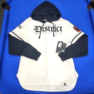 Medium Authentic '47 Washington Wizards Trifecta THE DISTRICT Pullover Hoodie